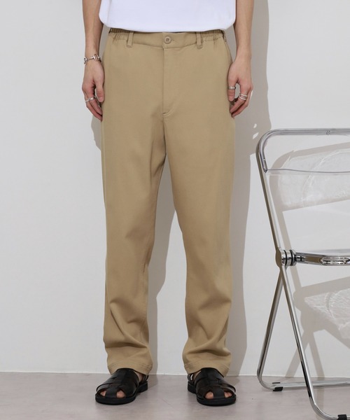 KRIFF MAYER（クリフメイヤー）の「KRIFF MAYER Uncontrollable pants / むちゃのびパンツ unisex（チノパンツ・メンズ・ベージュ/ネイビー/ブラック/カーキ/グレー・S/M/L/XL）」の8枚目の写真