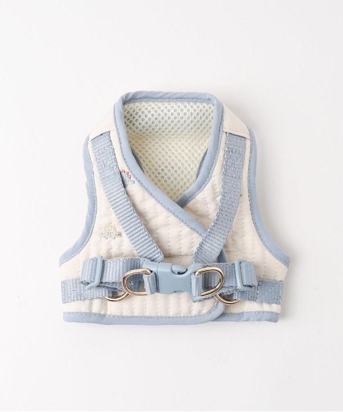 セール】[moncheri モンシェリ] 恐竜さん柄刺繍ハーネス+リード