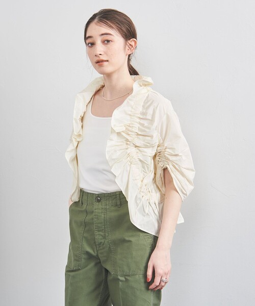 UNITED ARROWS - UNITED ARROWS / ユナイテッドアローズ | Studio Bllanc / スタジオ ブラン キルティング フリル ベスト | F | ホワイト | レディース 20211219_ua_15_007-560x700.jpg