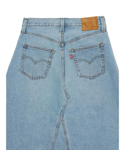 Levi's(リーバイス)の「Levi's/リーバイス ハイライズ Aラインスカート ライトインディゴ(デニムスカート・レディース・ライトインディゴブルー・23inch/24inch/25inch/26inch/27inch/28inch)」の7枚目の写真