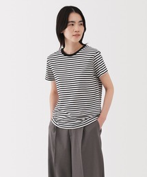 婦人　天竺編みクルーネック半袖Ｔシャツ