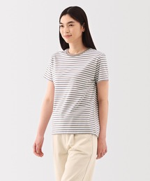 婦人　天竺編みクルーネック半袖Ｔシャツ