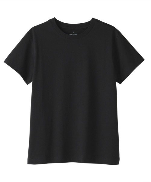 無印良品(ムジルシリョウヒン)の「婦人 天竺編みクルーネック半袖Tシャツ(Tシャツ/カットソー・レディース・ブルー系/ブラック/ライトイエロー/グレー/ホワイト/イエロー系/ブラック系/ライトピンク/ブラウン系・M/XS/XL/L/S)」の21枚目の写真