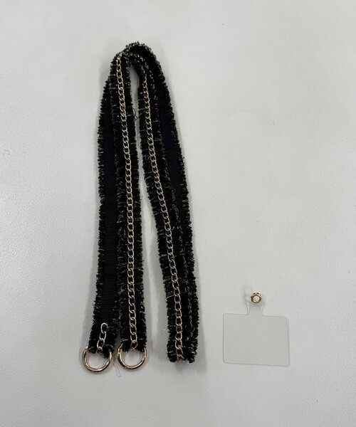 fredy emue（フレディエミュ）の「【by daisy/バイデイジー】ツィードチェーンストラップ ロング（その他小物・レディース・ブラック/アイボリー/ブラック系その他3・FREE）」の21枚目の写真