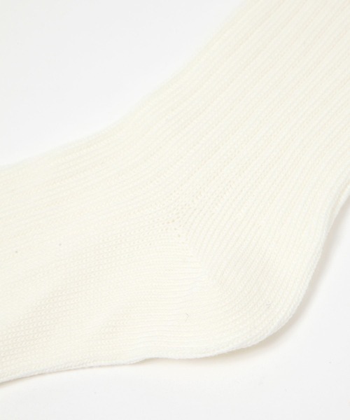 BAYFLOW（ベイフロー）の「ルーズリブラインソックス（ソックス/靴下・レディース・ブラック/レッド/ブルー/グレー・FREE）」の6枚目の写真