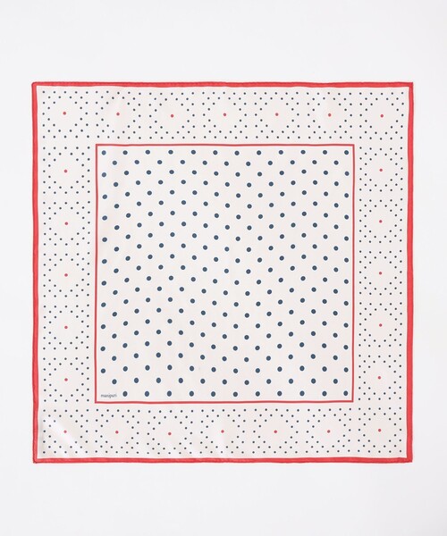 manipuri(マニプリ)の「manipuri ジオメドットスカーフ(マフラー・レディース・イエロー系その他2/ブラック系その他/ホワイト系その他・FREE)」の6枚目の写真