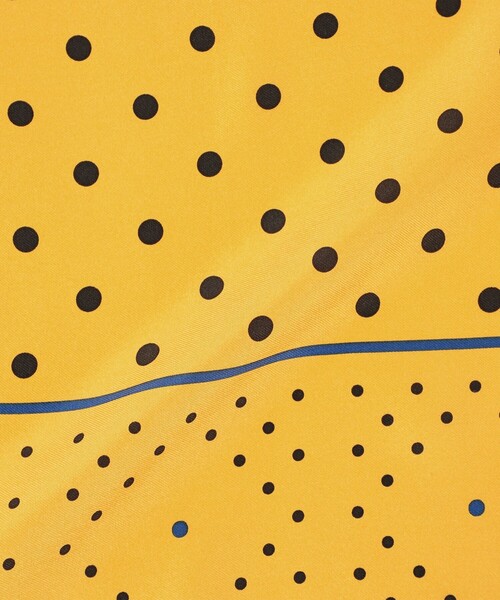 manipuri(マニプリ)の「manipuri ジオメドットスカーフ(マフラー・レディース・イエロー系その他2/ブラック系その他/ホワイト系その他・FREE)」の10枚目の写真