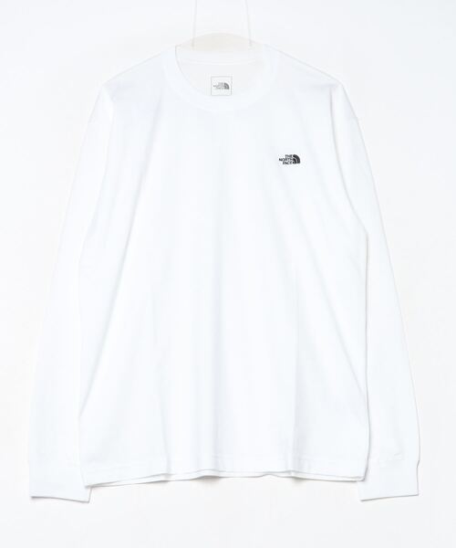 THE NORTH FACE(ザノースフェイス)の「ザ ノース フェイス THE NORTH FACE L/S FD Nuptse Cotton Tee_ロングスリーブフラッシュドライヌプシコットンティー(Tシャツ/カットソー・メンズ・ブラック/グレー/ネイビー/ホワイト/ブルー/オフホワイト・M/L/LL/SS/S/3L)」の1枚目の写真
