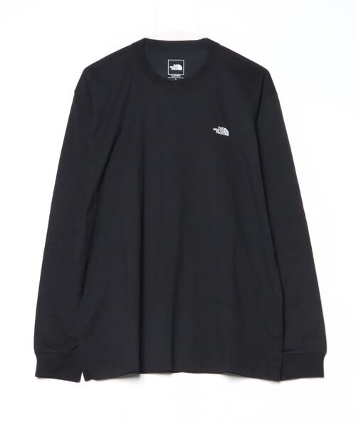 THE NORTH FACE(ザノースフェイス)の「ザ ノース フェイス THE NORTH FACE L/S FD Nuptse Cotton Tee_ロングスリーブフラッシュドライヌプシコットンティー(Tシャツ/カットソー・メンズ・ブラック/グレー/ネイビー/ホワイト/ブルー/オフホワイト・M/L/LL/SS/S/3L)」の3枚目の写真