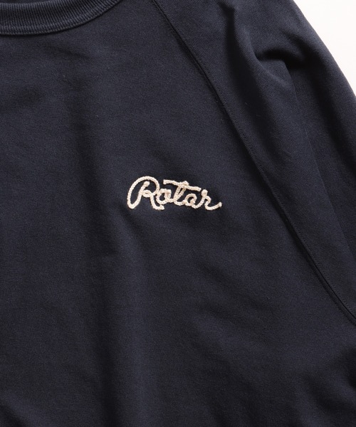 ROTAR（ローター）の「Chain Rope logo Raglan Tee（Tシャツ/カットソー・メンズ・ブラック/ホワイト/ネイビー/ベージュ・MEDIUM/LARGE/X-LARGE）」の9枚目の写真