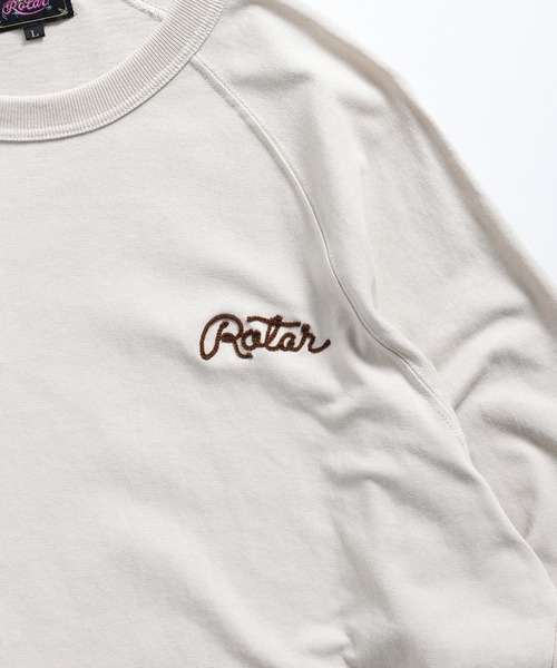 ROTAR（ローター）の「Chain Rope logo Raglan Tee（Tシャツ/カットソー・メンズ・ブラック/ホワイト/ネイビー/ベージュ・MEDIUM/LARGE/X-LARGE）」の10枚目の写真