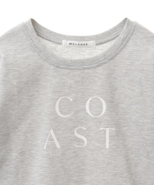 MELROSE claire(メルローズ クレール)の「ローマプリントTシャツ(Tシャツ/カットソー・レディース・ブラック/トップグレー/ホワイト・FREE)」の11枚目の写真