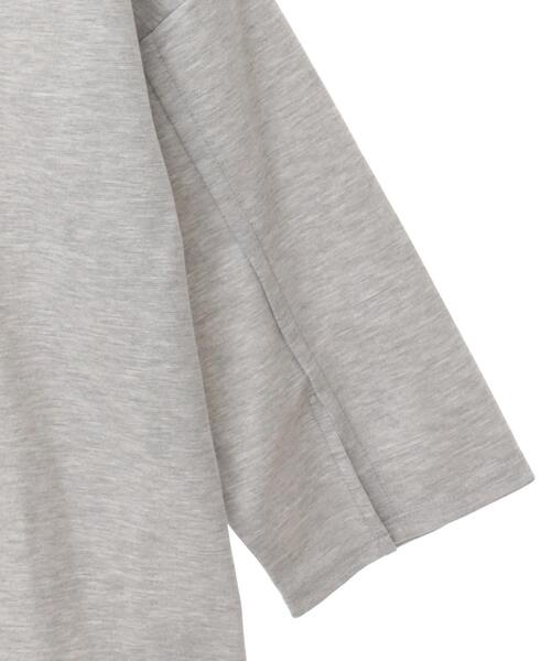 MELROSE claire(メルローズ クレール)の「ローマプリントTシャツ(Tシャツ/カットソー・レディース・ブラック/トップグレー/ホワイト・FREE)」の12枚目の写真