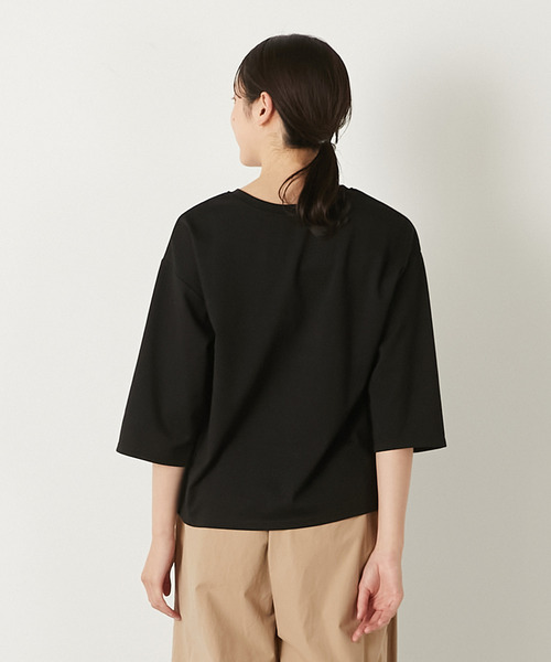 MELROSE claire(メルローズ クレール)の「ローマプリントTシャツ(Tシャツ/カットソー・レディース・ブラック/トップグレー/ホワイト・FREE)」の16枚目の写真