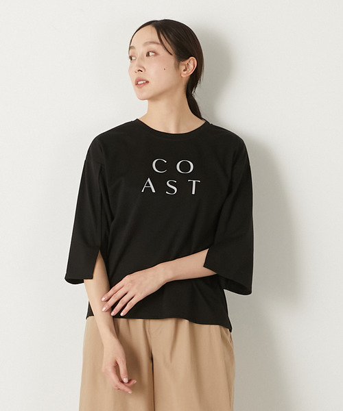 MELROSE claire(メルローズ クレール)の「ローマプリントTシャツ(Tシャツ/カットソー・レディース・ブラック/トップグレー/ホワイト・FREE)」の18枚目の写真