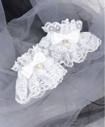 axes femme kawaii | クマ刺繍お袖留め(ブレスレット)