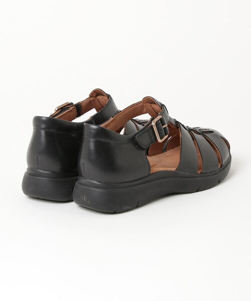 Clarks（クラークス）の「Certina Sun / セルティナサン（ブラックレザー）（サンダル・レディース・ブラック・UK3/UK3.5/UK4/UK4.5/UK5/UK5.5/UK6）」の8枚目の写真