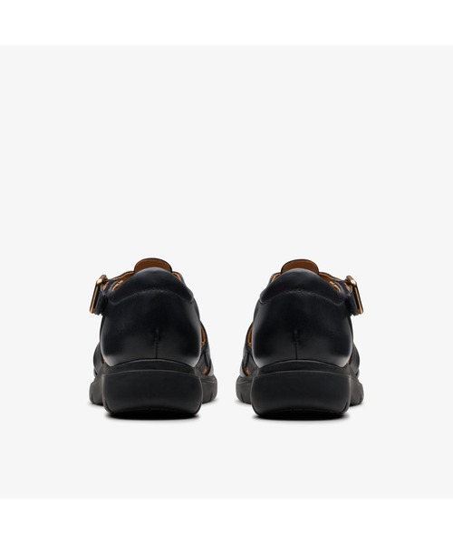 Clarks（クラークス）の「Certina Sun / セルティナサン（ブラックレザー）（サンダル・レディース・ブラック・UK3/UK3.5/UK4/UK4.5/UK5/UK5.5/UK6）」の5枚目の写真