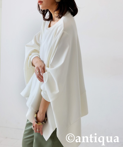 antiqua(アンティカ)の「モードワイドトップス(その他トップス・レディース・ホワイト/ブルー/ブラック・ONESIZE)」の16枚目の写真