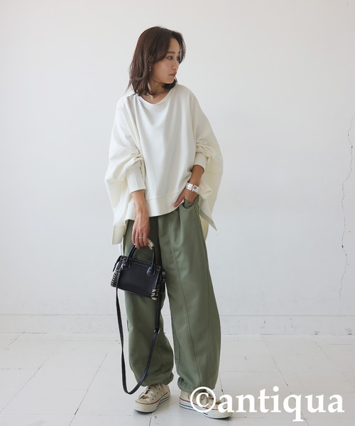 antiqua(アンティカ)の「モードワイドトップス(その他トップス・レディース・ホワイト/ブルー/ブラック・ONESIZE)」の18枚目の写真