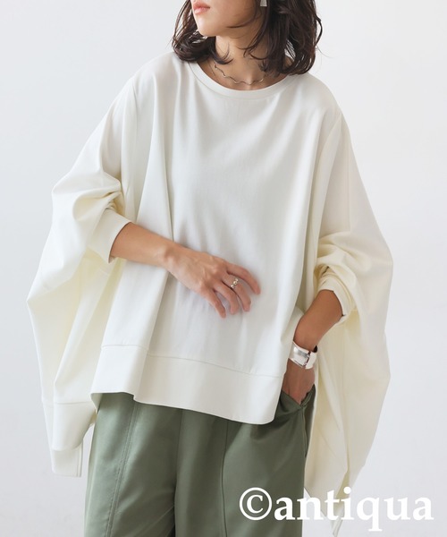 antiqua(アンティカ)の「モードワイドトップス(その他トップス・レディース・ホワイト/ブルー/ブラック・ONESIZE)」の19枚目の写真