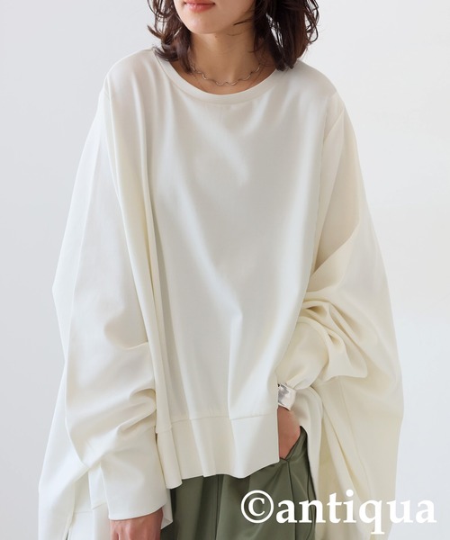 antiqua(アンティカ)の「モードワイドトップス(その他トップス・レディース・ホワイト/ブルー/ブラック・ONESIZE)」の20枚目の写真