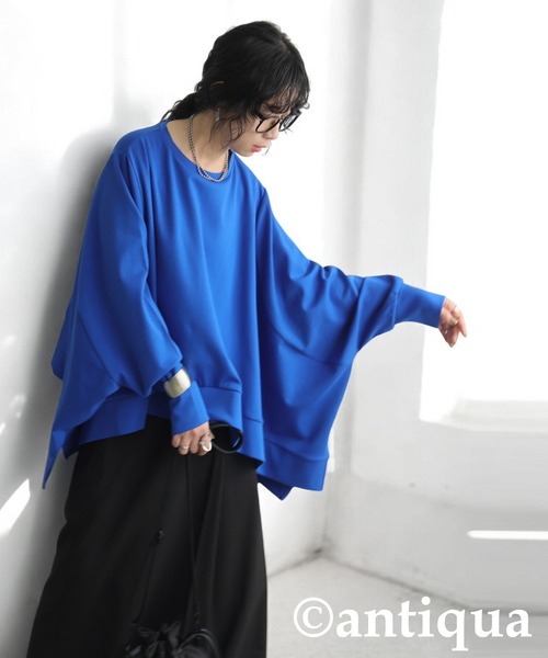 antiqua(アンティカ)の「モードワイドトップス(その他トップス・レディース・ホワイト/ブルー/ブラック・ONESIZE)」の21枚目の写真