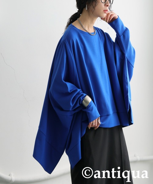 antiqua(アンティカ)の「モードワイドトップス(その他トップス・レディース・ホワイト/ブルー/ブラック・ONESIZE)」の15枚目の写真