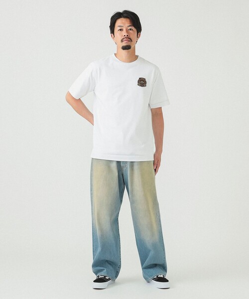 LACOSTE（ラコステ）の「【別注】LACOSTE / バッジ カノコ Tシャツ（Tシャツ/カットソー・メンズ・ブラック/ライトブルー/ホワイト/ネイビー・1/2/3/4/5）」の9枚目の写真