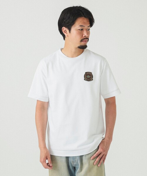 LACOSTE（ラコステ）の「【別注】LACOSTE / バッジ カノコ Tシャツ（Tシャツ/カットソー・メンズ・ブラック/ライトブルー/ホワイト/ネイビー・1/2/3/4/5）」の12枚目の写真