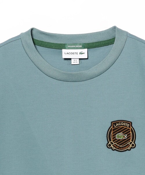 LACOSTE（ラコステ）の「【別注】LACOSTE / バッジ カノコ Tシャツ（Tシャツ/カットソー・メンズ・ブラック/ライトブルー/ホワイト/ネイビー・1/2/3/4/5）」の22枚目の写真