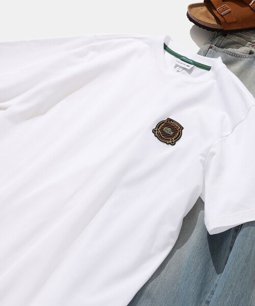 ビームス別注　ラコステ　カノコTシャツ BEAMS（ビームス）【別注】LACOSTE / バッジ カノコ Tシャツ（T
