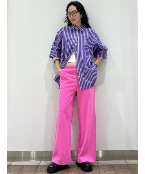 ■TOTEME■オーガニックコットン ワイドパンツ TOTEME ワイドパンツ | ブラック | FARFETCH JP