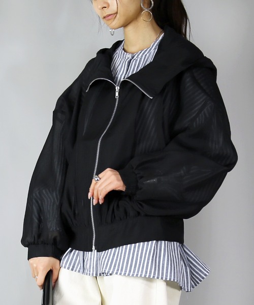 AZUL マウンテンパーカー M ベージュと黒 セール】Tech mountain parka / テックマウンテンパーカー