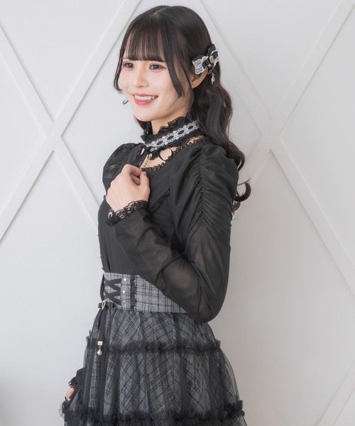 ROJITA トップス Knit collection 】 ⁡ ⁡ ⁡ ⁡ ⁡ ⁡ ♡ハートドットニットトップス