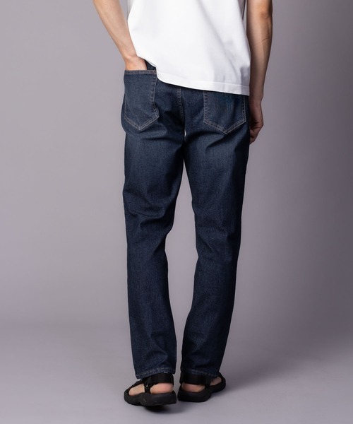 NAVY(ネイビー)の「NAVY SARARI COOLデニムストレートパンツ【冷感 ドライ ストレッチ】(デニムパンツ・メンズ・ワンウォッシュ/ブルー系その他・S/M/L/XL/XXL)」の13枚目の写真