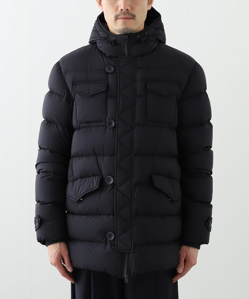 HERNO(ヘルノ)の「HERNO (ヘルノ) Legend 4 Pocket Down Coat PI004ULE(ダウンジャケット/コート・メンズ・ネイビー・52/50)」の6枚目の写真