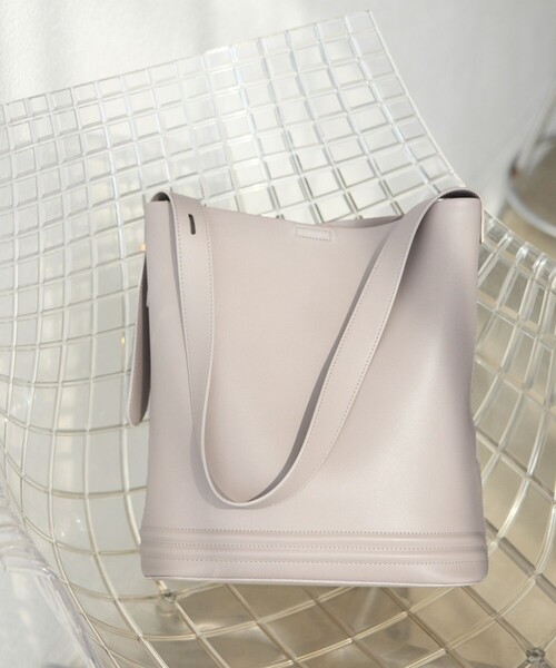 ROPE' PICNIC（ロペピクニック）の「【販売終了】【A4対応】2WAYショルダートートバッグ/通勤対応（トートバッグ・レディース・ホワイト/ブラック/グレー・FREE）」の3枚目の写真