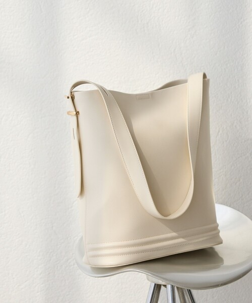 ROPE' PICNIC（ロペピクニック）の「【販売終了】【A4対応】2WAYショルダートートバッグ/通勤対応（トートバッグ・レディース・ホワイト/ブラック/グレー・FREE）」の22枚目の写真