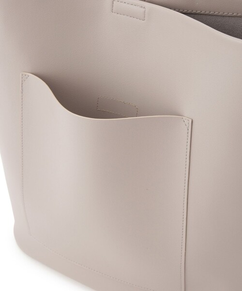 ROPE' PICNIC（ロペピクニック）の「【販売終了】【A4対応】2WAYショルダートートバッグ/通勤対応（トートバッグ・レディース・ホワイト/ブラック/グレー・FREE）」の10枚目の写真