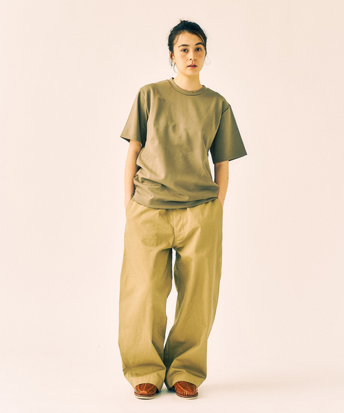 417 EDIFICE(フォーワンセブンエディフィス)の「JAPONCH / ポンチ カットソーS/S(Tシャツ/カットソー・メンズ・ブラック/グリーン/ホワイト/グレー/ブラック系その他/ネイビー/ベージュ・X-LARGE/LARGE/MEDIUM/SMALL)」の20枚目の写真