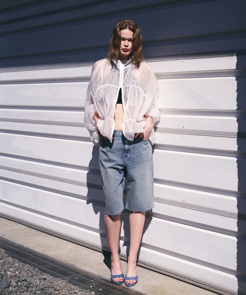 AKTE(アクテ)の「【AKTE × AMPHI】アメリカンスリーブブラトップ(キャミソール・レディース・サンドベージュ/ブラック・FREE)」の8枚目の写真