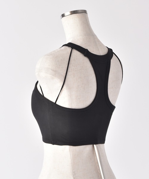 AKTE(アクテ)の「【AKTE × AMPHI】アメリカンスリーブブラトップ(キャミソール・レディース・サンドベージュ/ブラック・FREE)」の17枚目の写真