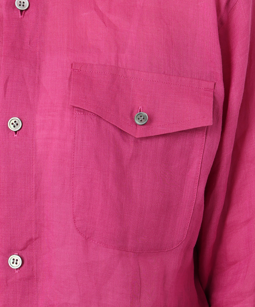 IENA LA BOUCLE（イエナラブークル）の「IENA LA BOUCLE ラミーシアーシャツ（シャツ/ブラウス・レディース・ブラウン/ピンク・FREE）」の12枚目の写真