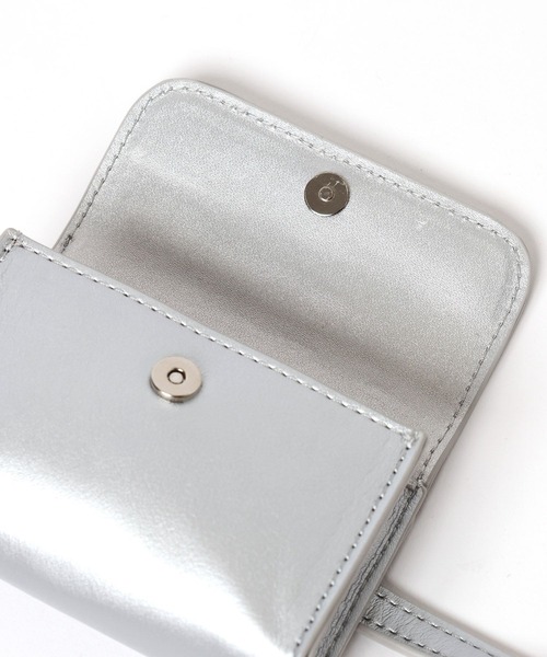 LEPSIM(レプシィム)の「Wポーチベルトバッグ 326230(ボディバッグ/ウエストポーチ・レディース・シルバー/ブラック/グリーン・ONE SIZE)」の13枚目の写真