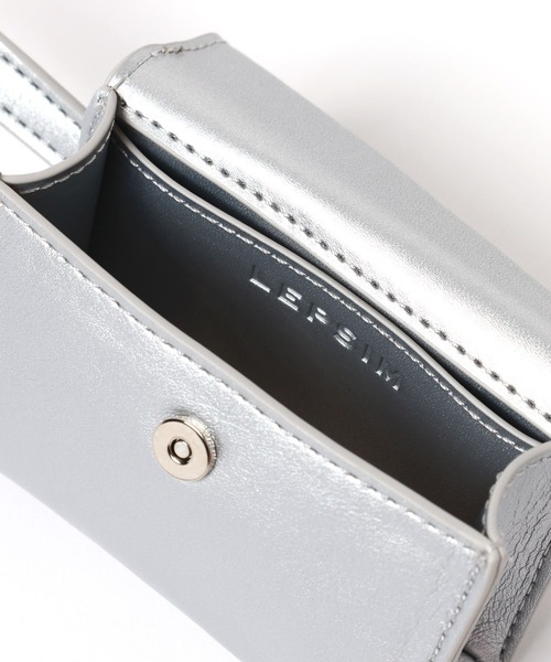 LEPSIM(レプシィム)の「Wポーチベルトバッグ 326230(ボディバッグ/ウエストポーチ・レディース・シルバー/ブラック/グリーン・ONE SIZE)」の4枚目の写真