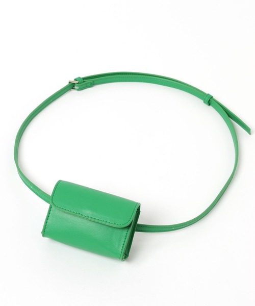 LEPSIM(レプシィム)の「Wポーチベルトバッグ 326230(ボディバッグ/ウエストポーチ・レディース・シルバー/ブラック/グリーン・ONE SIZE)」の19枚目の写真