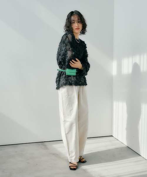 LEPSIM(レプシィム)の「Wポーチベルトバッグ 326230(ボディバッグ/ウエストポーチ・レディース・シルバー/ブラック/グリーン・ONE SIZE)」の17枚目の写真