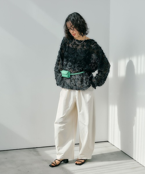 LEPSIM(レプシィム)の「Wポーチベルトバッグ 326230(ボディバッグ/ウエストポーチ・レディース・シルバー/ブラック/グリーン・ONE SIZE)」の18枚目の写真