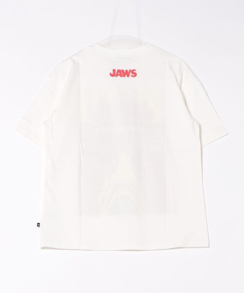BABYDOLL(ベビードール)の「【綿100%】 親子お揃い JAWS ジョーズ グラフィックTシャツ 0371A(Tシャツ/カットソー・メンズ・ホワイト・S/M/L/XL)」の2枚目の写真